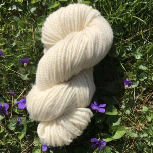 White bulky yarn